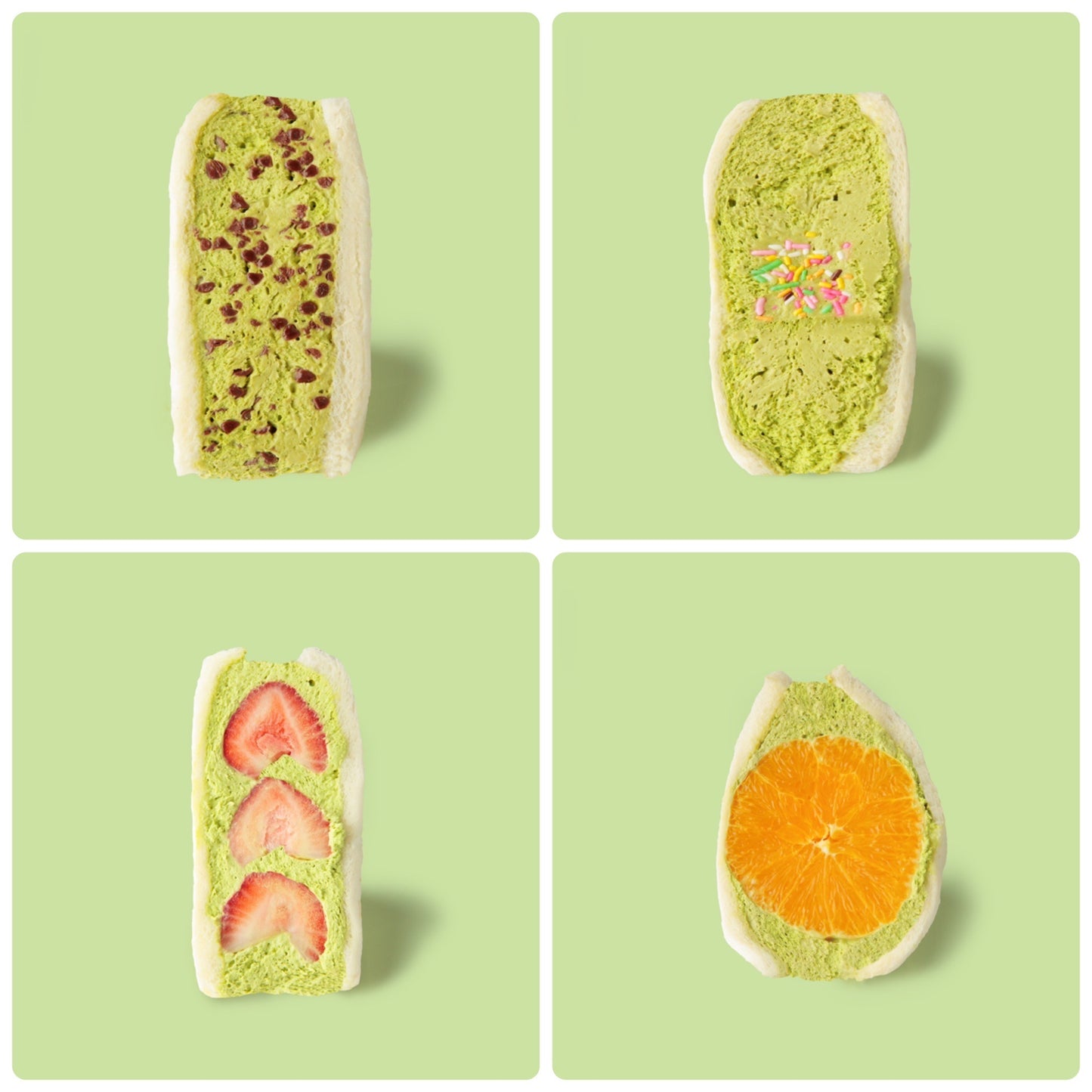 抹茶クリーム<br>4個セット